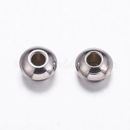Intercalaires perles en 201 acier inoxydable STAS-K146-068-4mm-1