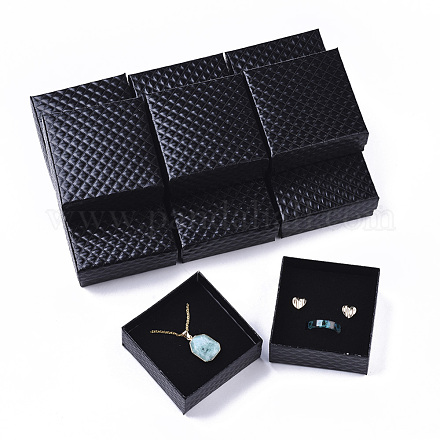 Boîtes à bijoux en carton X-CBOX-N012-25B-1