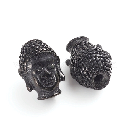 Perles style bouddhiste en 304 acier inoxydable STAS-G222-05B-1