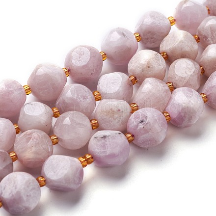 Chapelets de perles en kunzite naturelle G-M367-05B-1