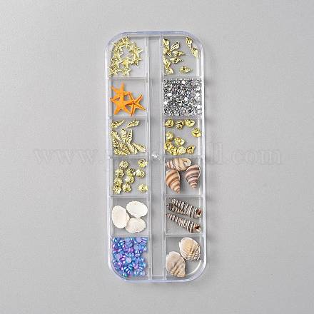 Украшение для ногтей из натуральной оболочки MRMJ-WH20003-02H-1
