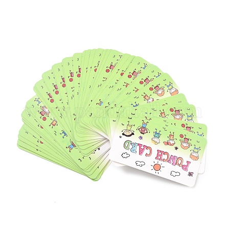 Rectangle Paper Reward Incentive Card DIY-K043-05-01-1