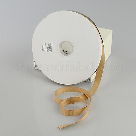 1 inch (25mm) Wide Tan Grosgrain Ribbons X-SRIB-D004-25mm-837-1