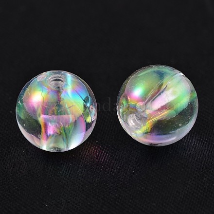 Eco-Friendly Transparent Acrylic Beads X-PL734-2-1