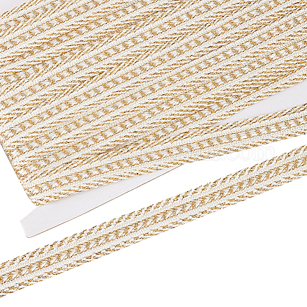 FINGERINSPIRE 12.5 Yards Polyester Braided Ribbon OCOR-FG0001-55A-1