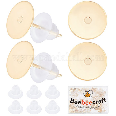 Beebeecraft 200 шт. 304 серьги-гвоздики из нержавеющей стали DIY-BBC0001-27-1