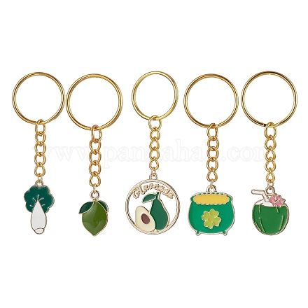Porte-clés pendentif en alliage d'émail KEYC-JKC00622-1