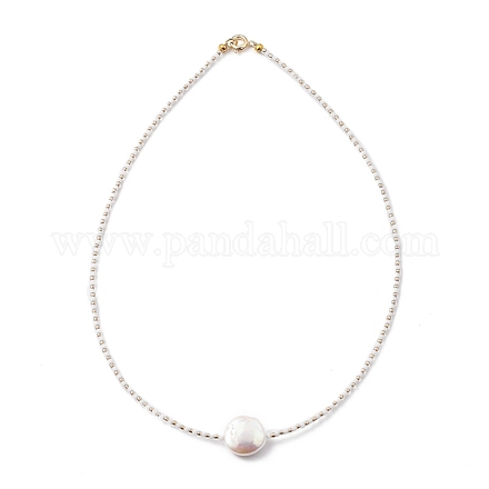 Colliers de perles de graines japonaises toho NJEW-JN03089-02-1