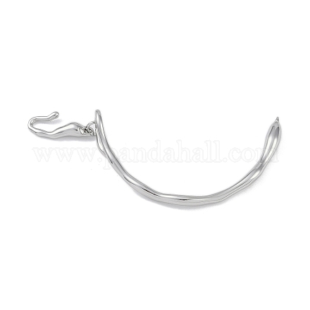 Латуни Переключить застежками KK-U020-08P-1