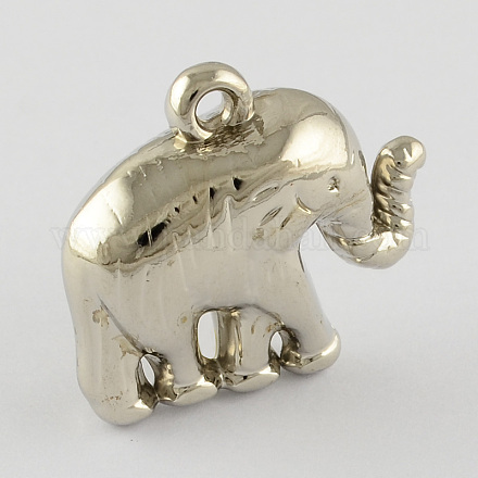 CCB Plastic Elephant Pendants CCB-S068-20-1