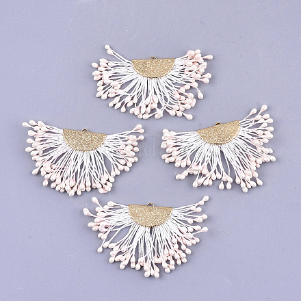 Algodon poli (poliéster algodón) decoraciones colgantes borla FIND-T041-01-1