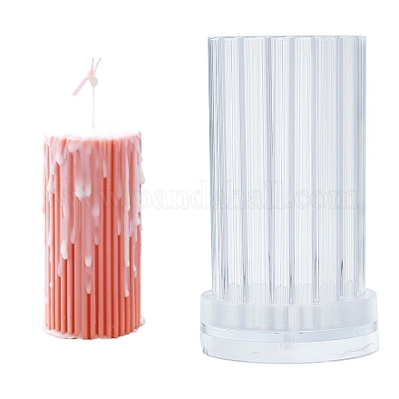 Plastic Candle Molds AJEW-WH0021-77D-1