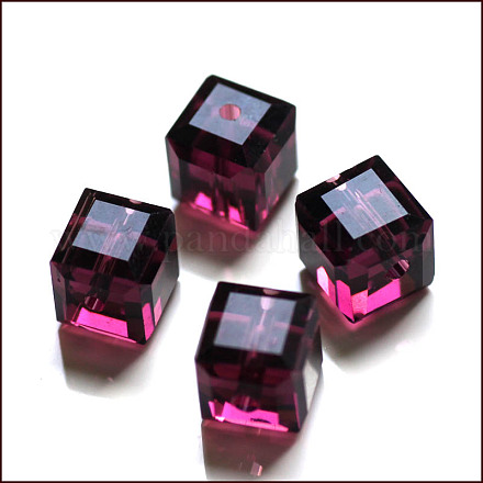 Abalorios de cristal austriaco de imitación SWAR-F074-8x8mm-11-1