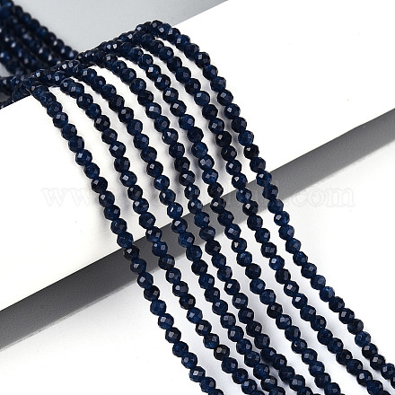 Gefärbte natürliche Saphirperlenstränge G-T143-05-1
