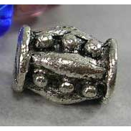 Tibetan Silberlegierung beads X-A745-1