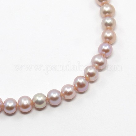 Natural Cultured Freshwater Pearl Beads Strands PEAR-N002-4.5mm-05B-1