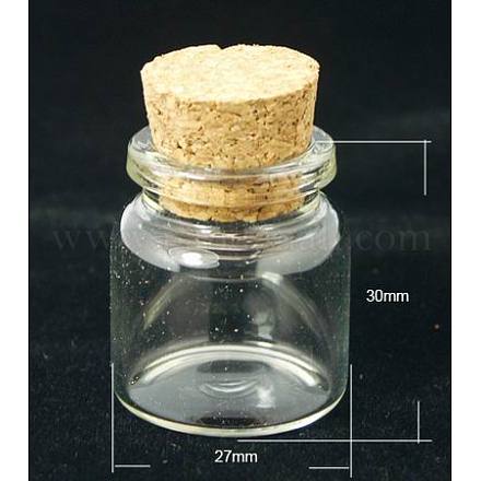 Perle de verre conteneurs X-CON-Q010-1