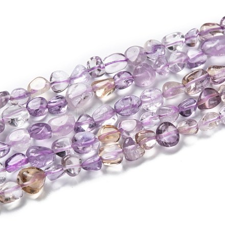 Chapelets de perles en amétrine naturelle G-G018-30-1