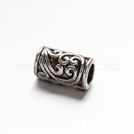 Perles de colonne en alliage de zinc de style tibétain X-PALLOY-ZN63835-AS-1