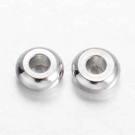 Perles d'espacement rondelle en laiton KK-F371-4mm-70P-1