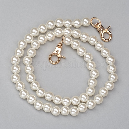 Catene con cinturino in plastica imitazione perla FIND-WH0052-67A-1