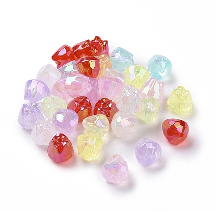 Perles de gelée imitation acrylique transparentes OACR-P011-02C-1