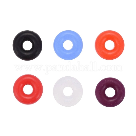 300pz 6 colori in gomma o anelli KY-LS0001-01-1