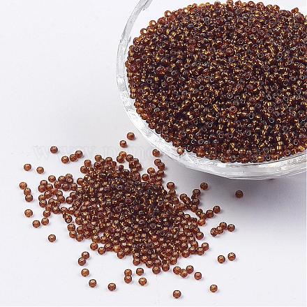 12/0 Grade A Transparent Silver Lined Round Glass Seed Beads X-SEED-A022-F13-54B-1