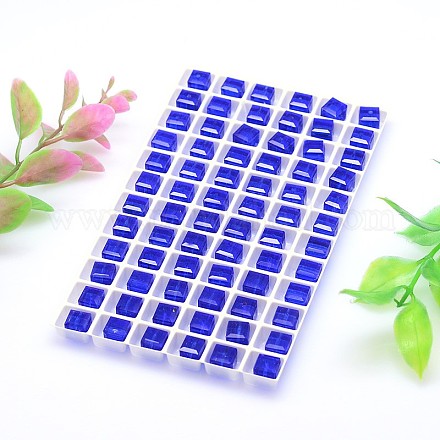Faceted Cube Imitation Austrian Crystal Bead Strands G-M184-4x4mm-13A-1