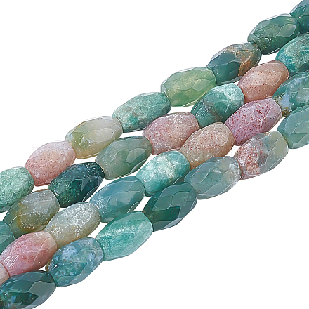 Nbeads 2 Strands Natural Indian Agate Beads Strands G-NB0004-23-1