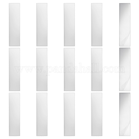 Wholesale CRASPIRE 15pcs Acrylic Flexible Mirror Sheets Silver Mirror Tiles Self  Adhesive 2 X 8 Inch Mirror Wall Stickers Non Glass Wall Mounted Frameless Reflective  Mirror for Home Gym Bedroom DIY Craft 