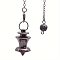 Alloy Pointed Dowsing Pendulums, Cone, Antique Bronze, 180mm