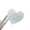 Paper Jewelry Display Cards, Heart, 6.4x7cm