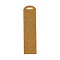 Acrylic Big Pendants, with Glitter Powder, Rectangle, Dark Goldenrod, 125x32x2mm, Hole: 15x4mm