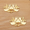 Alloy Cabochons, Flower, Golden, 50x30mm, 20pcs/set