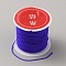 Nylon Chinese Knotting Cord, DIY Material for Jewelry Making, Blue, 0.8mm, about 21.87 Yards(20m)/Roll