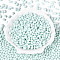 Baking Paint Glass Seed Beads, Oval, Light Blue, 7x4~4.5mm, Hole: 0.9mm, about 2500pcs/pound