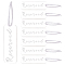 8 Pieces Seat reserved signage Reserved Signs for Wedding Chairs Acrylic Tag, Hanging with Ribbon for Wedding Important Events Church Chair and Restaurant White Lettering font design
