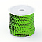 Eco-Friendly Plastic Paillette Beads, Sequins Beads, Ornament Accessories, Flat Round, Yellow Green, 6mm, about 5m/roll