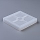 Moules en silicone de dessous de verre carré bricolage DIY-P010-29-3