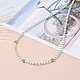 Star & Moon Pendant Necklaces Set for Teen Girl Women NJEW-JN03738-03-4