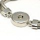 Brass Snake Chain Snap Bracelet Making MAK-A005-01P-2