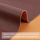 模造革生地  衣類用アクセサリー  ココナッツブラウン  135x30x0.12cm DIY-WH0221-24C-4