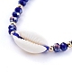 Bracelets de perles de nylon tressés réglables BJEW-JB05211-02-3
