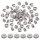 PandaHall 100pcs Rondelle Spacer Beads TIBEP-PH0001-47-NR-1