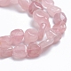 Natürlichen Rosenquarz Perlen Stränge G-G841-A07-3
