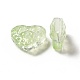 Pulvériser perles de verre transparentes peintes GLAA-J102-06-3