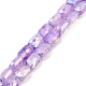 Imitation Jade Glass Beads Strands GLAA-P058-04A-2