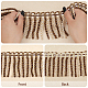 Two Tone Polyester Twisted Rope Tassel Fringe Trimming DIY-WH0304-703A-3