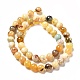 Chapelets de perles en opale jaune naturelle G-G992-A02-C-4